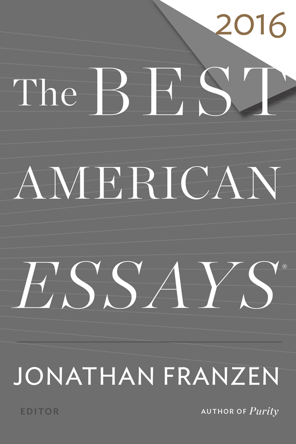 Best American Essays 2016